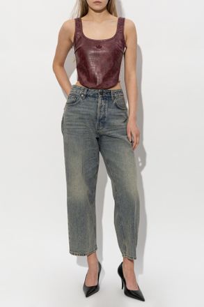 adidas Sleeveless Top, Womens, Burgundy