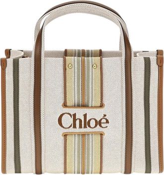 Chlo&eacute; Light Brown Woody Mini Tote