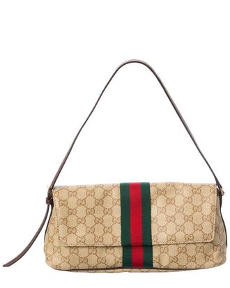 Gucci Madison Medium Gg Coated Canvas & Leather Shoulder Bag