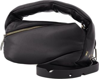 Off-white Womens Pump Pouch Shoulder Black Leather