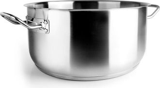 Lacor Cacerola Sin Tapa 36 Cm Acero Inoxidable Lacor Para Todo Tipo De Cocinas Capacidad 14,7 L Apto Para Lavavajillas