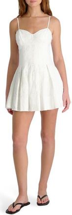French Connection Svea Floral Cotton Eyelet Minidress in Summer White at Nordstrom, Size 14
