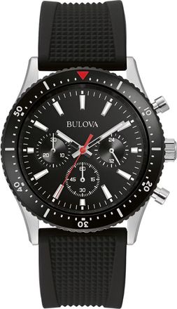 Bulova Mens Chronograph Black Dial Watch