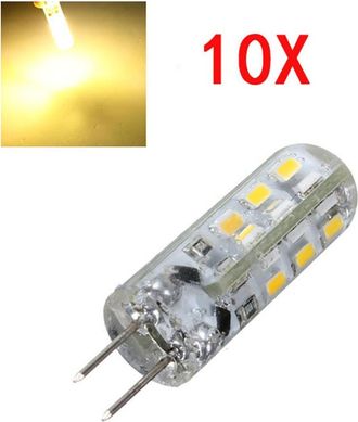 Trade Shop Trade Shop Traesio - Trade Shop - Bombillas Led G4 Smd 3014 Dc 12v L&aacute;mparas Super Brillantes Para L&aacute;mparas De Ara&ntilde;a - -3 Vatios
