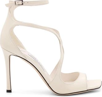 Jimmy Choo London High Heel Sandals, female, White, 3 UK, White Sandals with Adjustable Strap