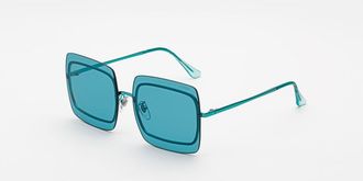 Retro Superfuture GIA UWE Mens Sunglasses Blue Size 59