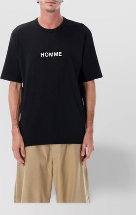 Comme Des Garçons logo t-shirt for men short sleeves