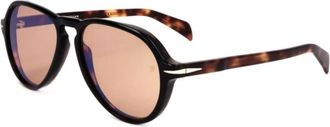 Eyewear by David Beckham Stijlvolle zonnebril voor mannen - unisex - Zonnebrillen - Veelkleurig - 55 MM - Accessoires