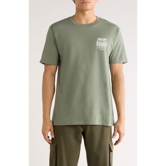 Volcom Aloha Hawaii Graphic T-Shirt in Light Olive at Nordstrom Rack, Size Xx-Large