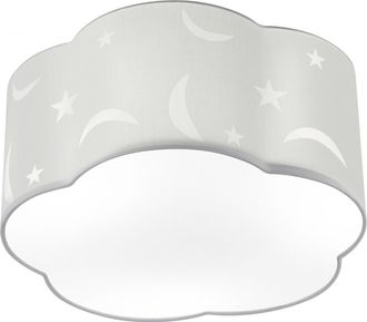 Trio Lighting Plaf&oacute;n Infantil Grande Moony Blanco