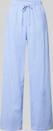 Only Loose Fit Weite Hose aus reiner Baumwolle Modell AUGUSTA in Hellblau, Gr&ouml;&szlig;e XL