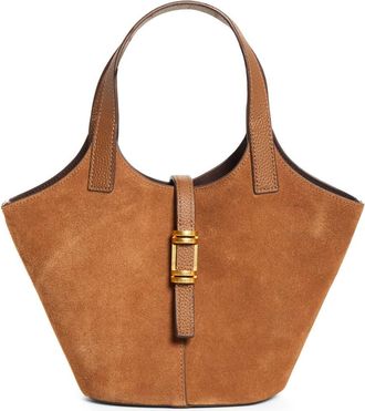 Reiss Lyra Leather & Suede Tote in Tan at Nordstrom