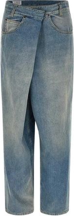 Maison Margiela Asymmetrische jeans van Maison Margiela