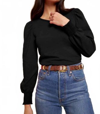 Nation Ltd Floris Top In Jet Black