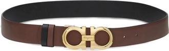 Ferragamo Cintura H35 Belt - Dames - Riemen - Bruin - 75 CM - Leer - Accessoires