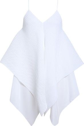 J.W.Anderson Pleated Handkerchief Hem Camisole in White at Nordstrom, Size 10