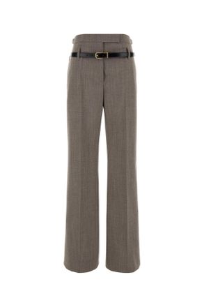 Prada Dovegrijze Wolmix Broek