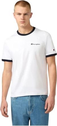 Champion SS Tee - Heren - Tops - Wit - Maat: L Katoen