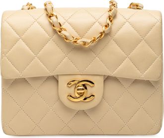 Chanel Mini Square Classic Lambskin Single Flap