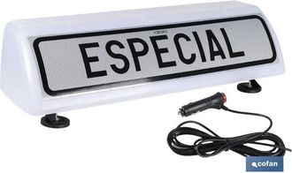 cofan Cartel Avisador Acomp. Veh. - Especial V-21, Se&ntilde;al De Transporte Especial V21 Que Indica La Circulaci&oacute;n Pr&oacute;xima De Un Veh&iacute;culo En R&eacute;gimen De Transport