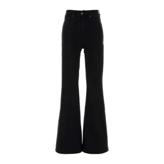Lois Flared Jeans, female, Black, Size: W30 Palas High Rise Flare