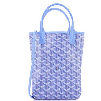Goyard Poitiers Tote Coated Canvas and Printed Canvas PM