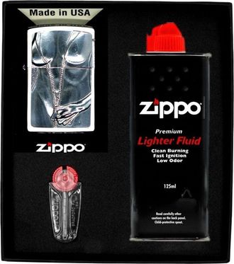 OEM Juego De Encendedores Zippo Zipper Girl Regalo N.&deg; 1