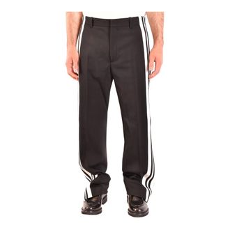Balenciaga Ept11670 Trousers - male - Balenciaga - Straight Trousers - Black - M - Trousers