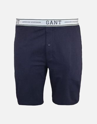 GANT Mens GANT Cotton Lounge Shorts, Evening Blue - Size: 37/36/32