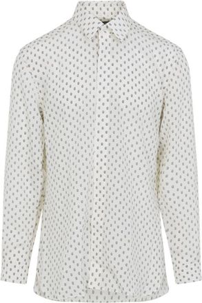 Tom Ford White Printed Silk Shirt