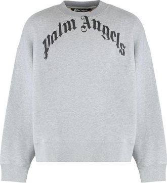 Palm Angels Sweatshirt In Cotton With Logo