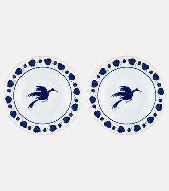 La DoubleJ Wildbird set of 2 soup plates