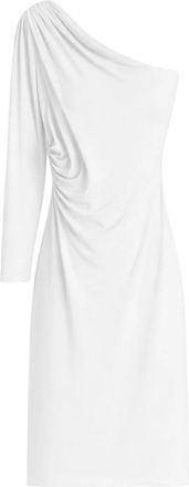 Max Mara Gargano Midi Jurk - Dames - Casual kleedjes - Wit - M - Kleedjes
