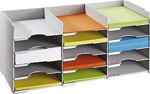 Paperflow Paperflow - Elemento De Clasificaci&oacute;n 15 Compartimentos Din A4 H X A X P