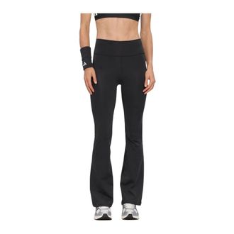 adidas Dames Broeken Allme Ess Flare - Dames - Trainingsleggings - Zwart - M - Fitness