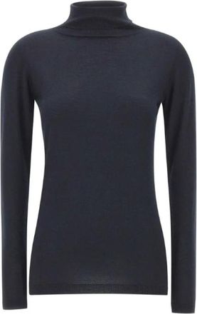 Fabiana Filippi Dolcevita in cashmere e seta - - Knitwear - Donna - Blu - S