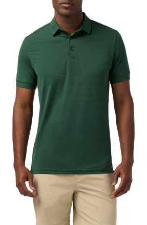 Mizzen+Main Copa Trim Fit Performance Polo in Pine at Nordstrom, Size Xx-Large