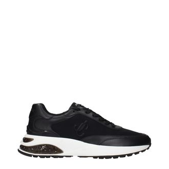 Jimmy Choo London Black Fabric Athletic Mens Sneakers