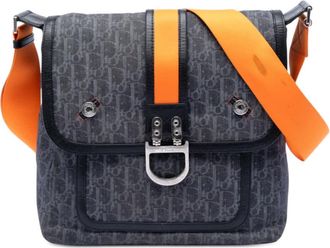 Dior Pre-owned Dior issimo Denim Flight Messenger Bag Ladies 59DI1MR15DEIWW4A