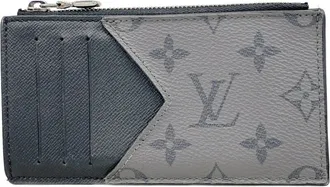 Louis Vuitton Black Gray Coin Purse/Coin Case (Pre-Owned)