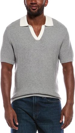 ATM Anthony Thomas Melillo Atm Anthony Thomas Melillo Colorblocked Cashmere-Blend Polo Sweater