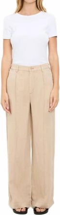 Michael Stars April Wide Leg Trouser In Macadamia
