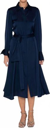 Nouvelle/Silk95Five La Marais Dress In Navy