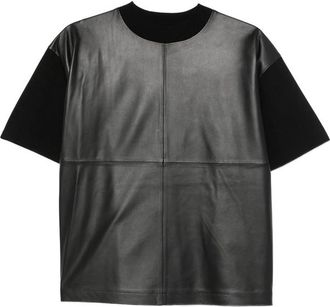 Max Mara Mstsegale Short-sleeve Leather T-shirt