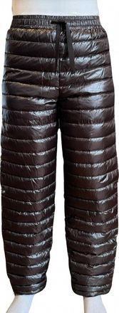 Herno Womens Nylon Ultralight Trousers In Fondente