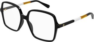Gucci Glasses, female, Black, Size: 53 MM Optical Frame