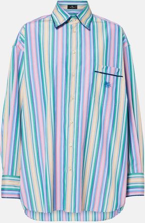 Etro Camicia in cotone a righe