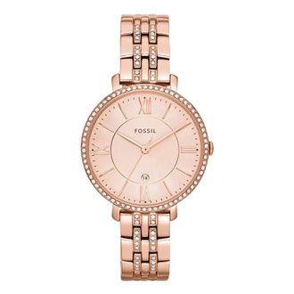 Fossil Accessoires, Dames, Roze, ONE Size, Leer, Jacqueline Es 3546