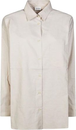 Andamane Set Camicia Over + Boxer - Dames - Overhemden - Roze - M - Tweed - Overhemden