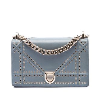 Dior Pre-owned Dior Small Studded Calfskin Diorama Crossbody Ladies KJZ2UE57VMYT0SZP